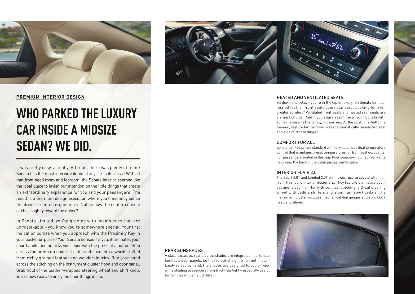 2017 Hyundai Sonata Brochure Page 1